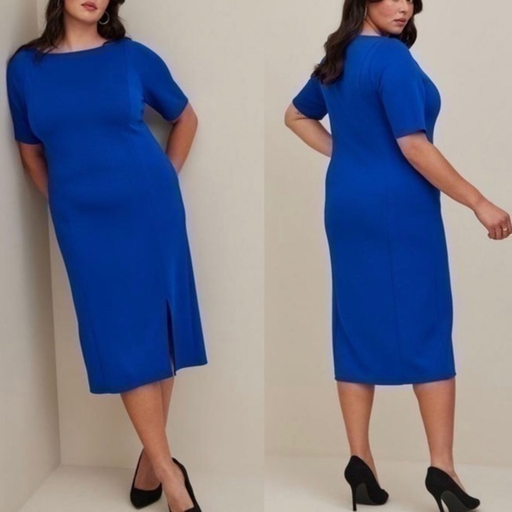 Torrid NWT Blue MIDI Dress Size 2
